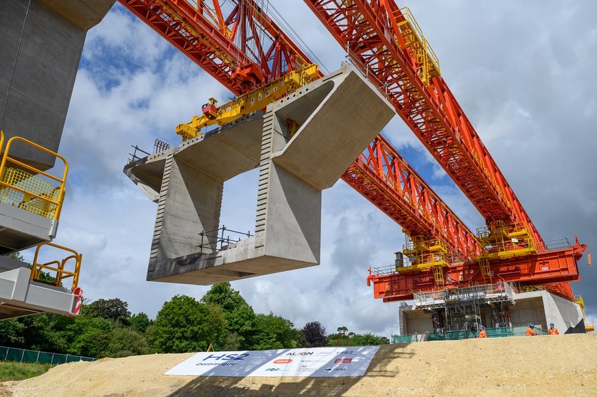 HS2 celebrates start of construction on UK’s longest railway bridge